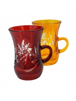 Armuda vaso color con asa 2uds