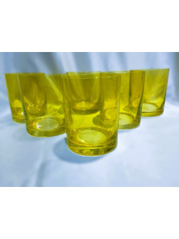 Yellow whiskey glasses, 300...