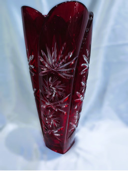 Váza Globus broušená 35 cm