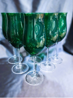 Ellen glass 360 ml, green,...