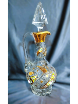 Cut decanter decorated with...